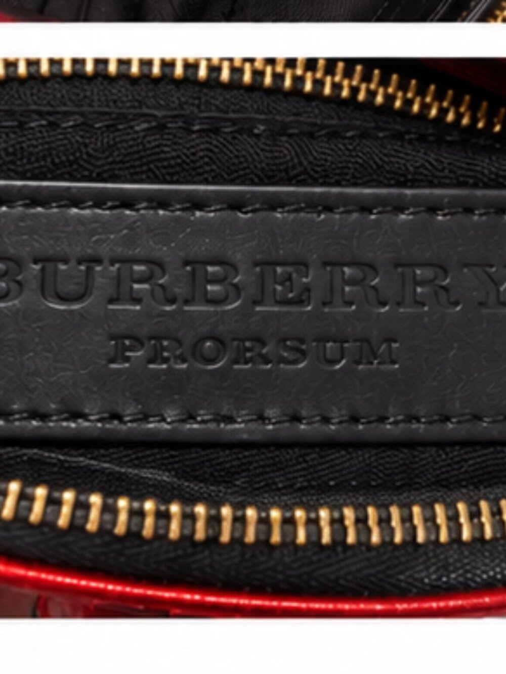 BURBERRY PRORSUM Metallic Red House Check Bowler Satchel - RARE LIMITED EDITION - Picture 2 of 8